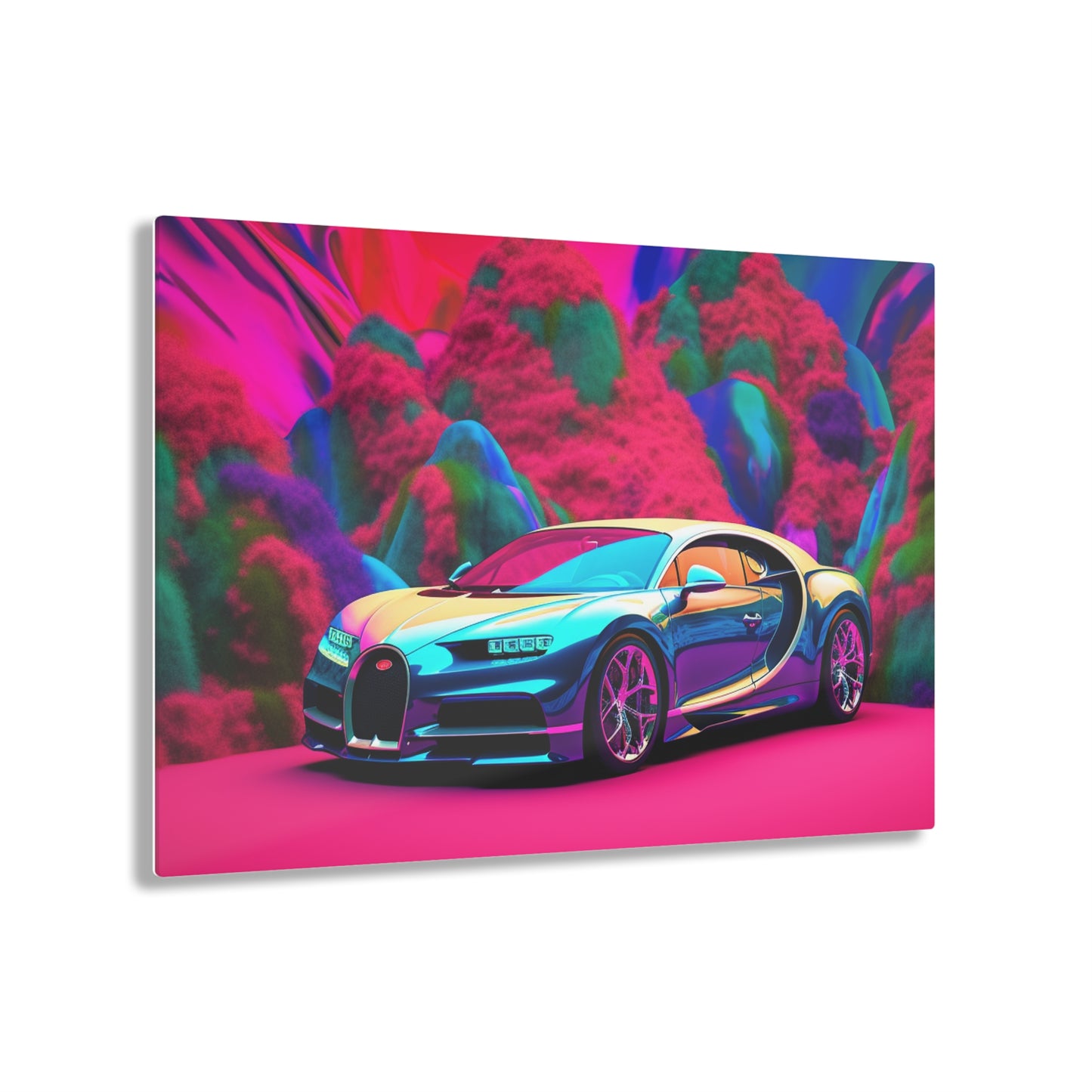 Acrylic Prints Florescent Bugatti Flair 4