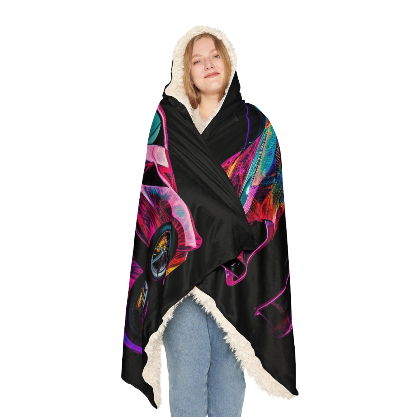 Snuggle Hooded Blanket Ferrari Color 4