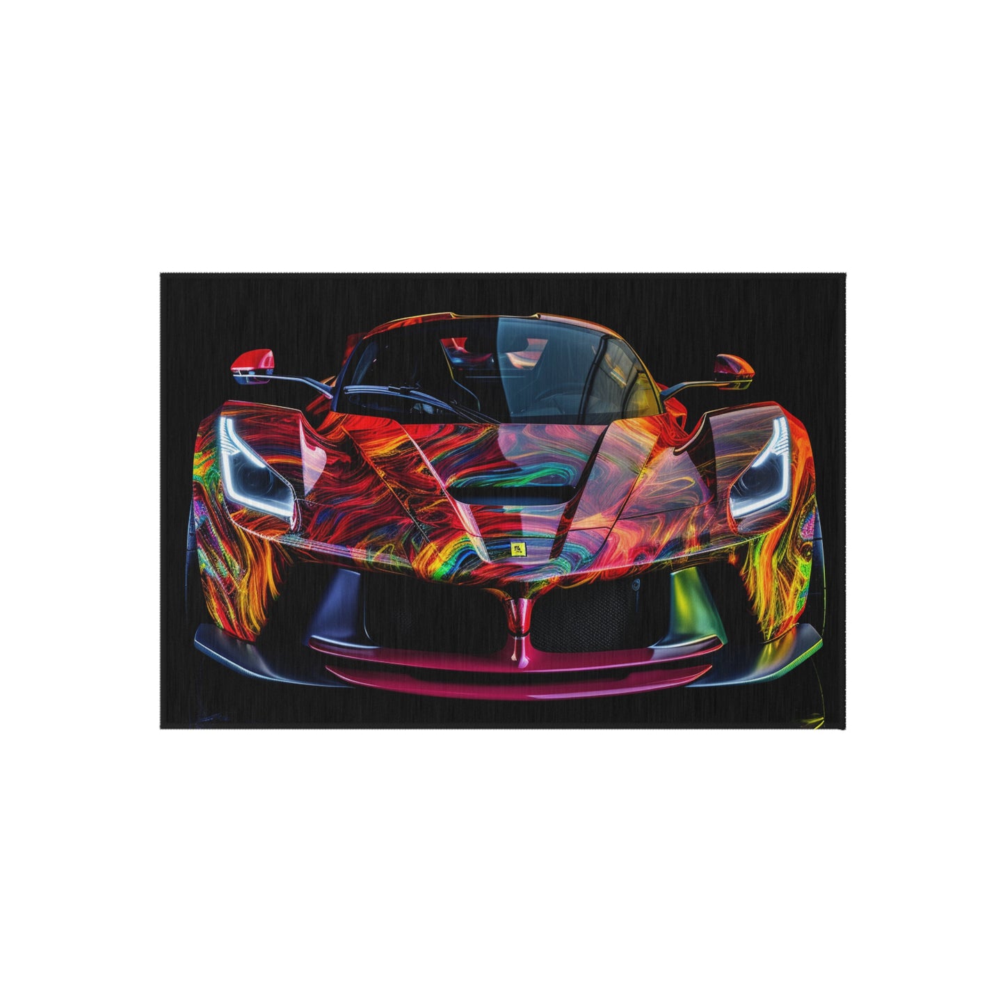 Outdoor Rug  Ferrari Neon 3