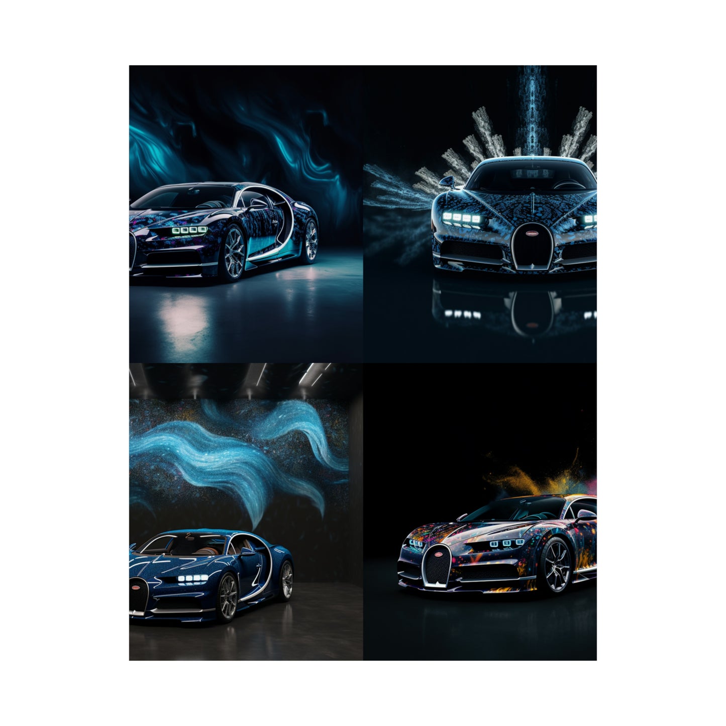 Premium Matte Vertical Posters Hyper Bugatti 5