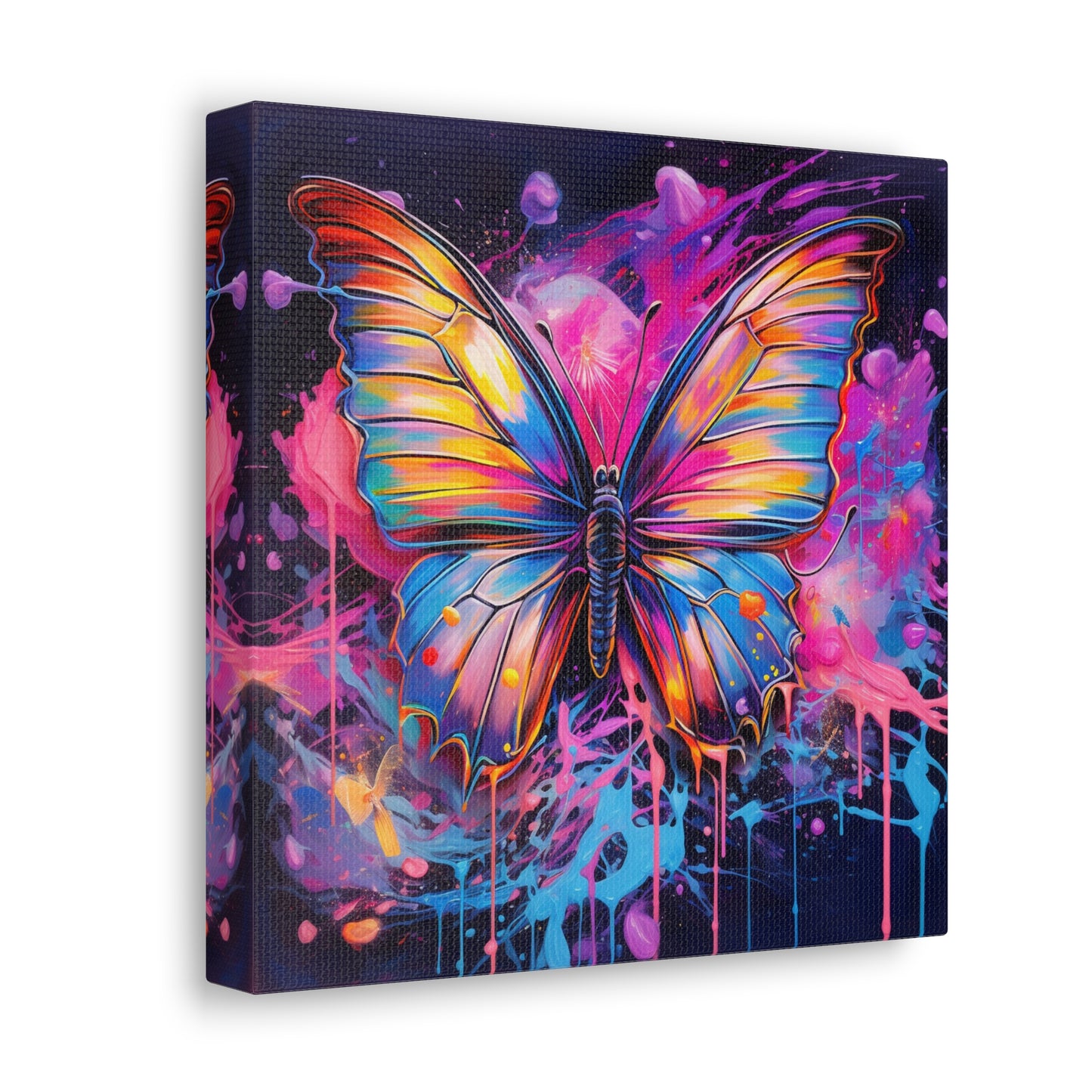 Canvas Gallery Wraps Pink Butterfly Flair 3