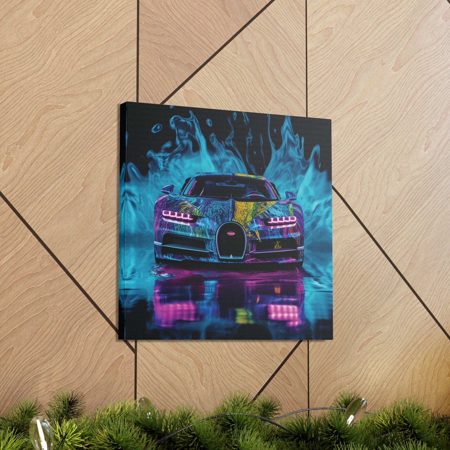 Canvas Gallery Wraps Bugatti Water 2