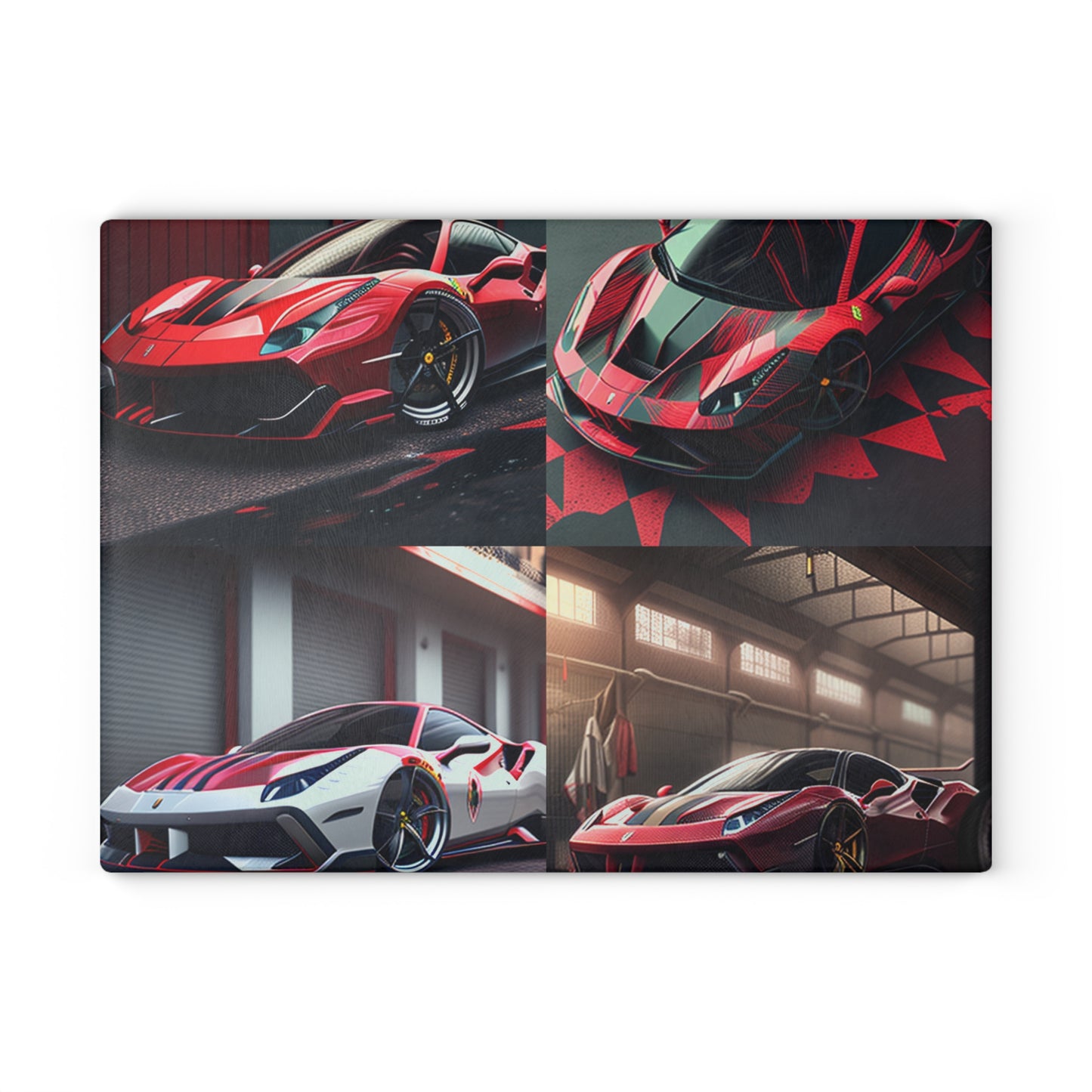 Glass Cutting Board Ferrari Hyper 5