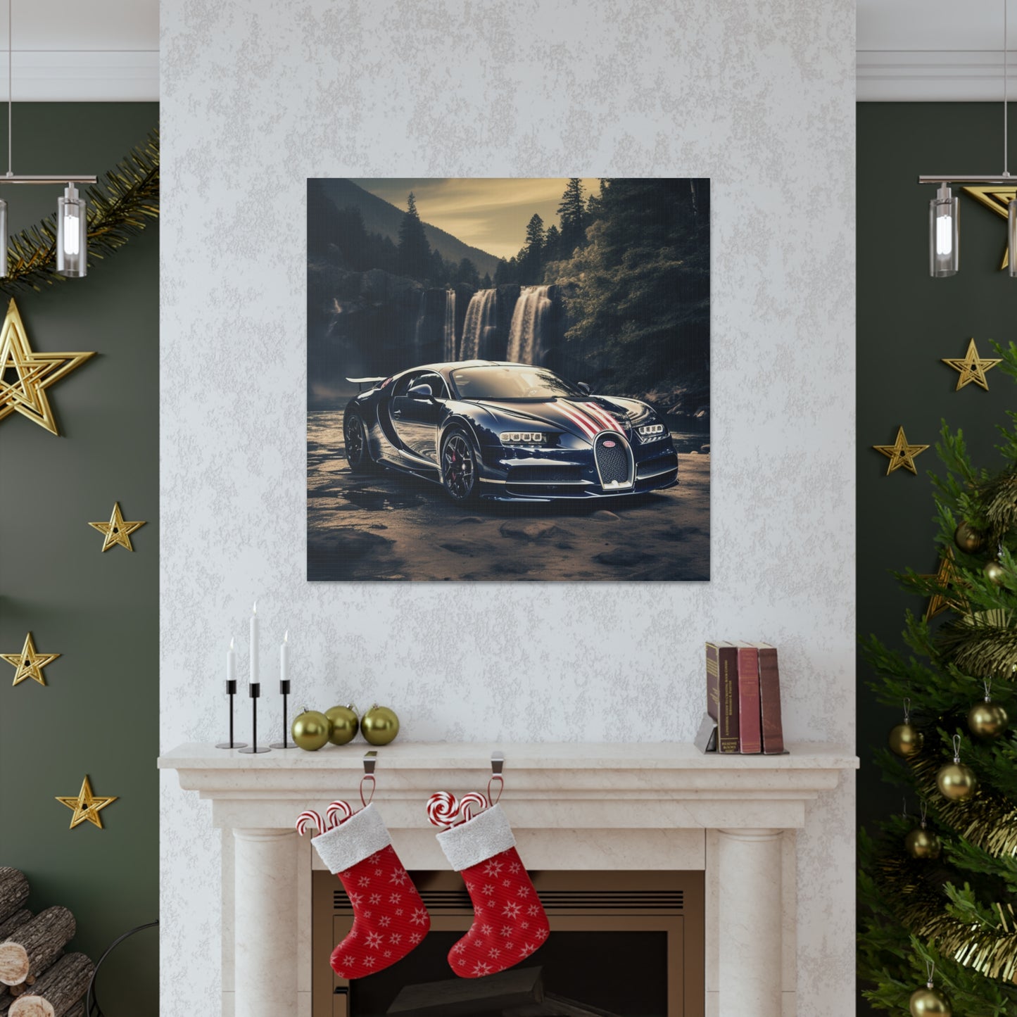 Canvas Gallery Wraps Bugatti Waterfall 2