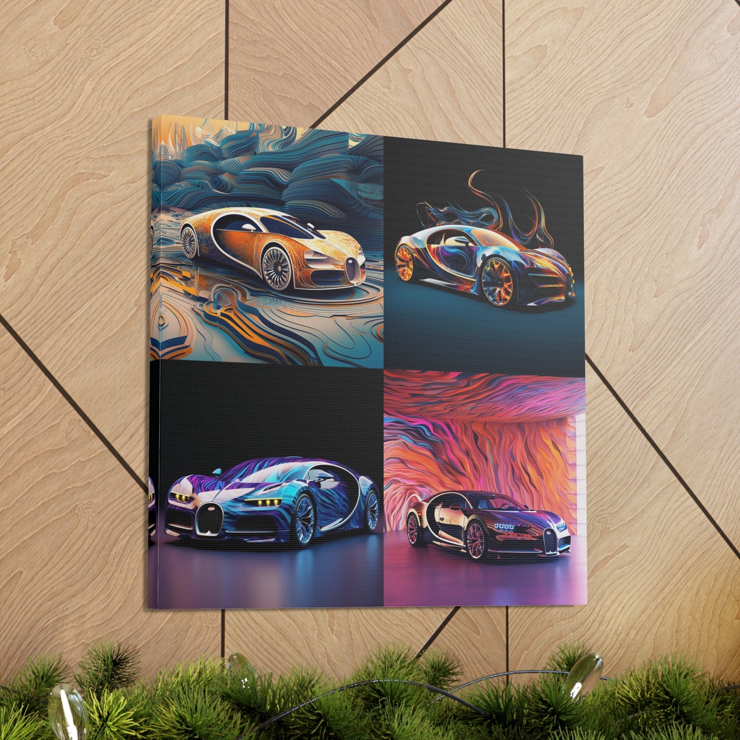 Canvas Gallery Wraps Bugatti Abstract Flair 5