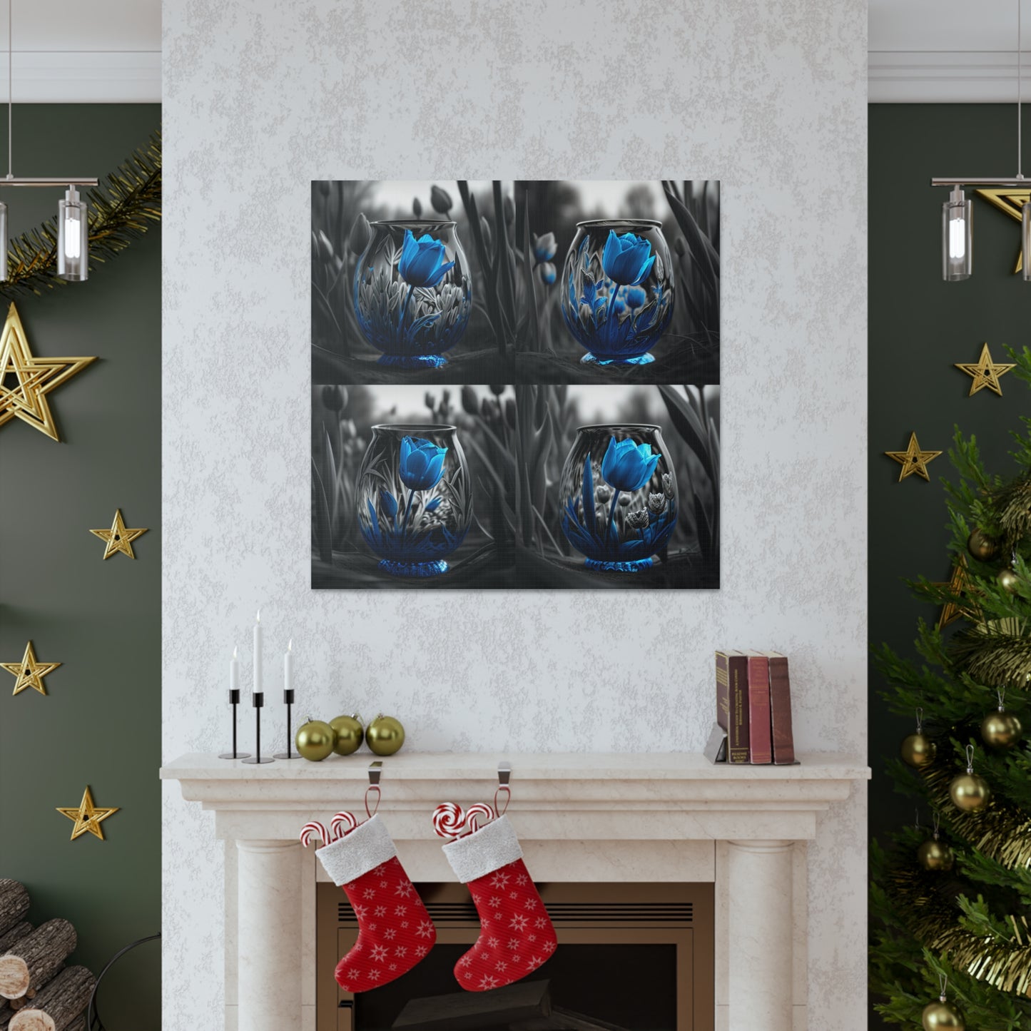 Canvas Gallery Wraps Tulip Blue 5