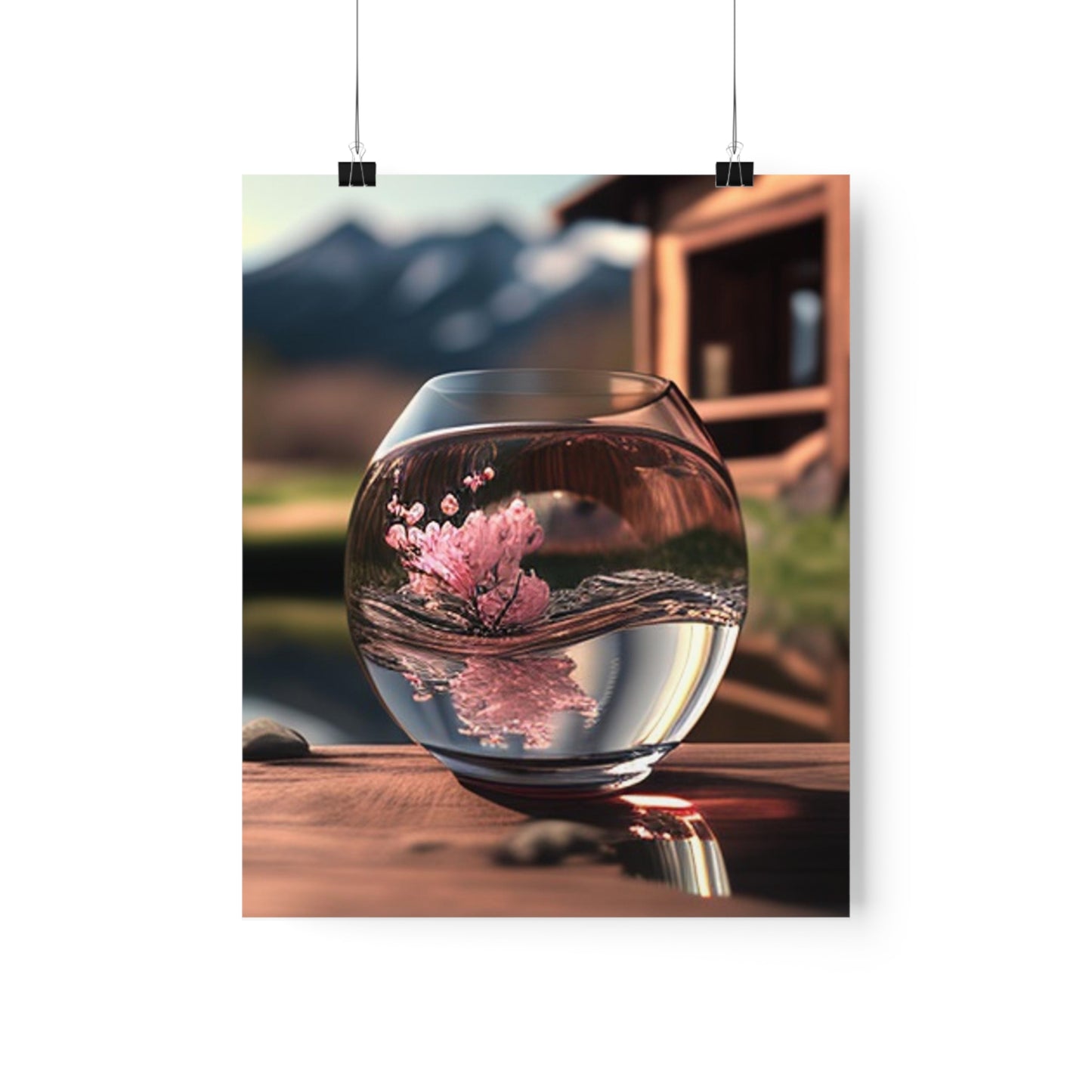 Premium Matte Vertical Posters Cherry Blossom 4