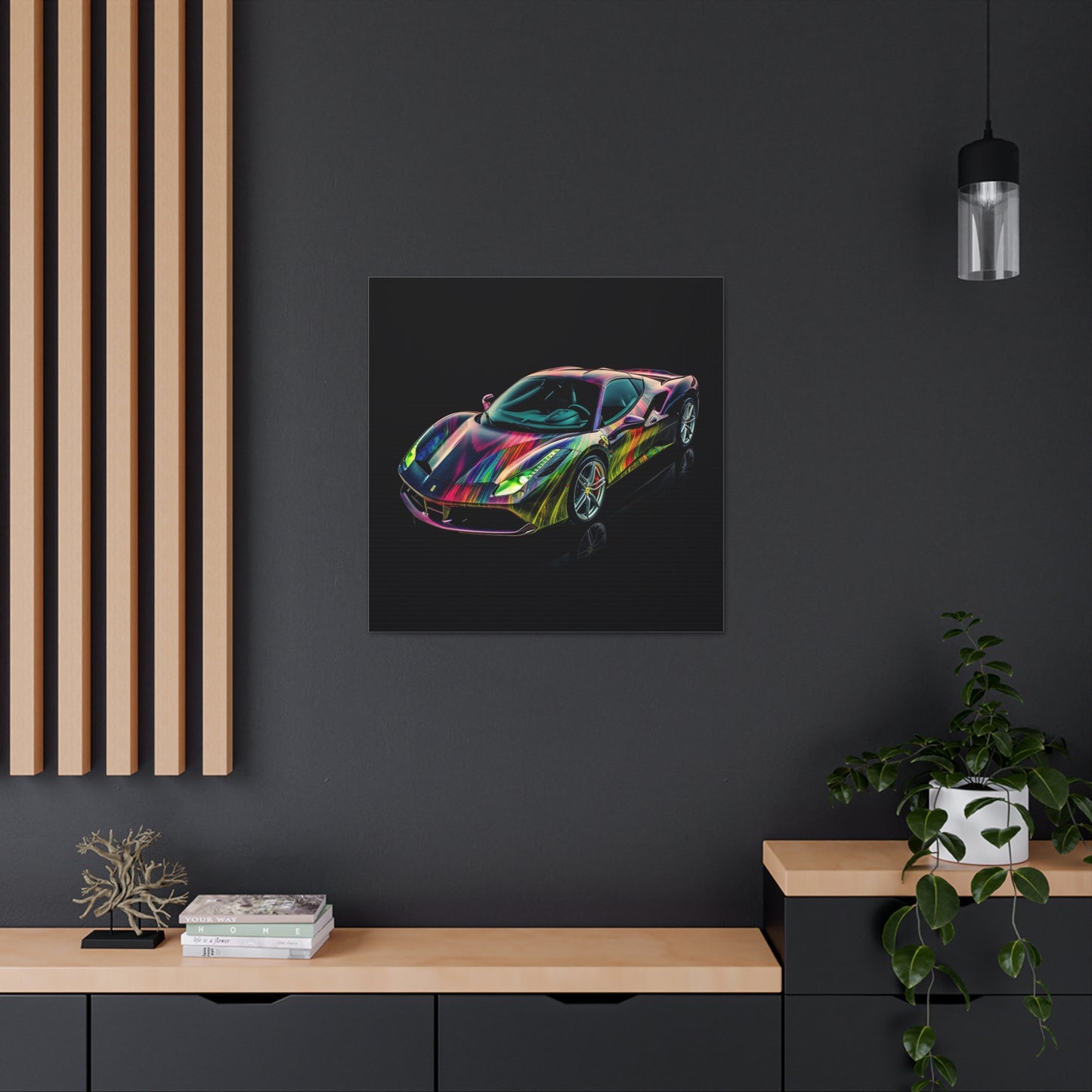 Canvas Gallery Wraps Ferrari Color 3