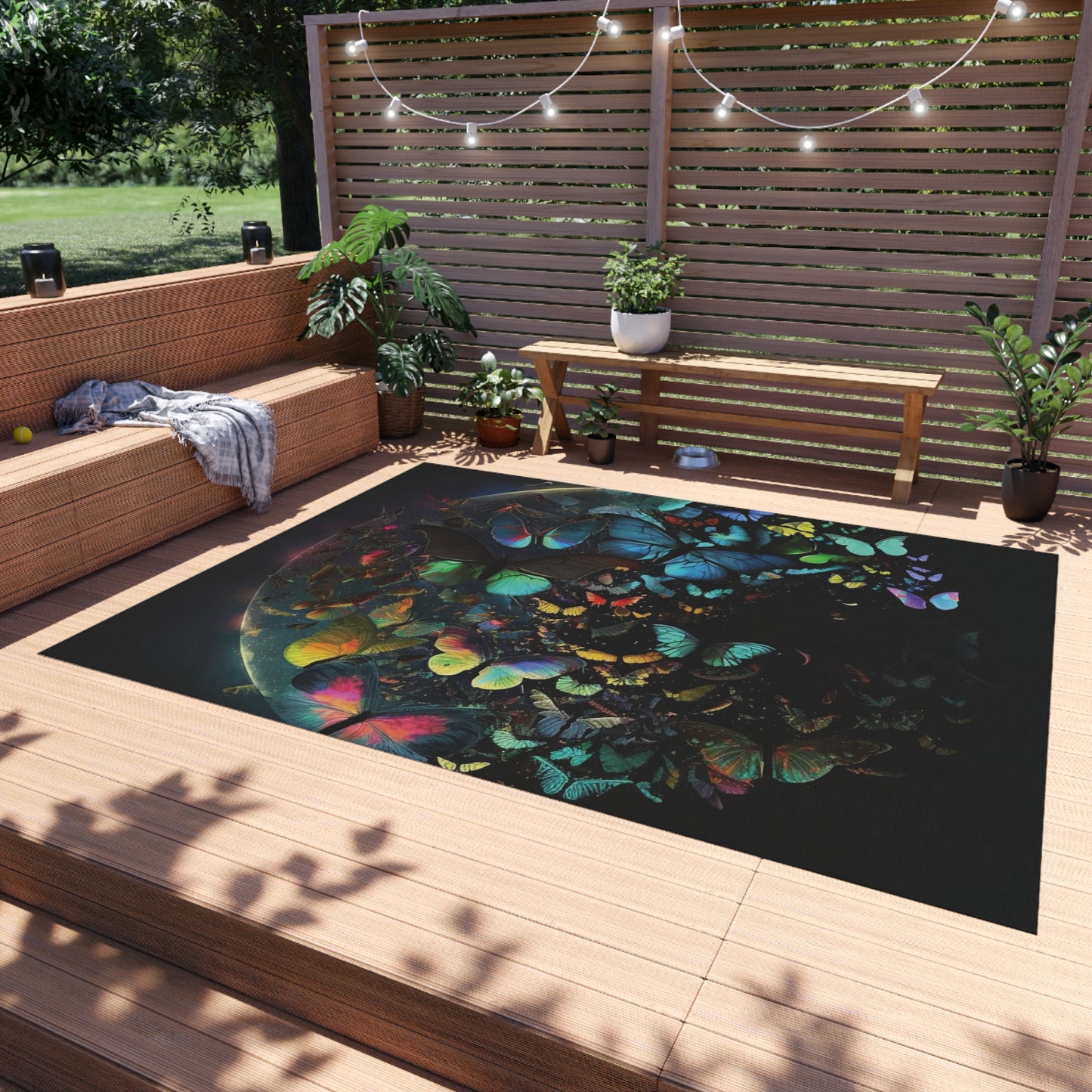 Outdoor Rug  Moon Butterfly 4