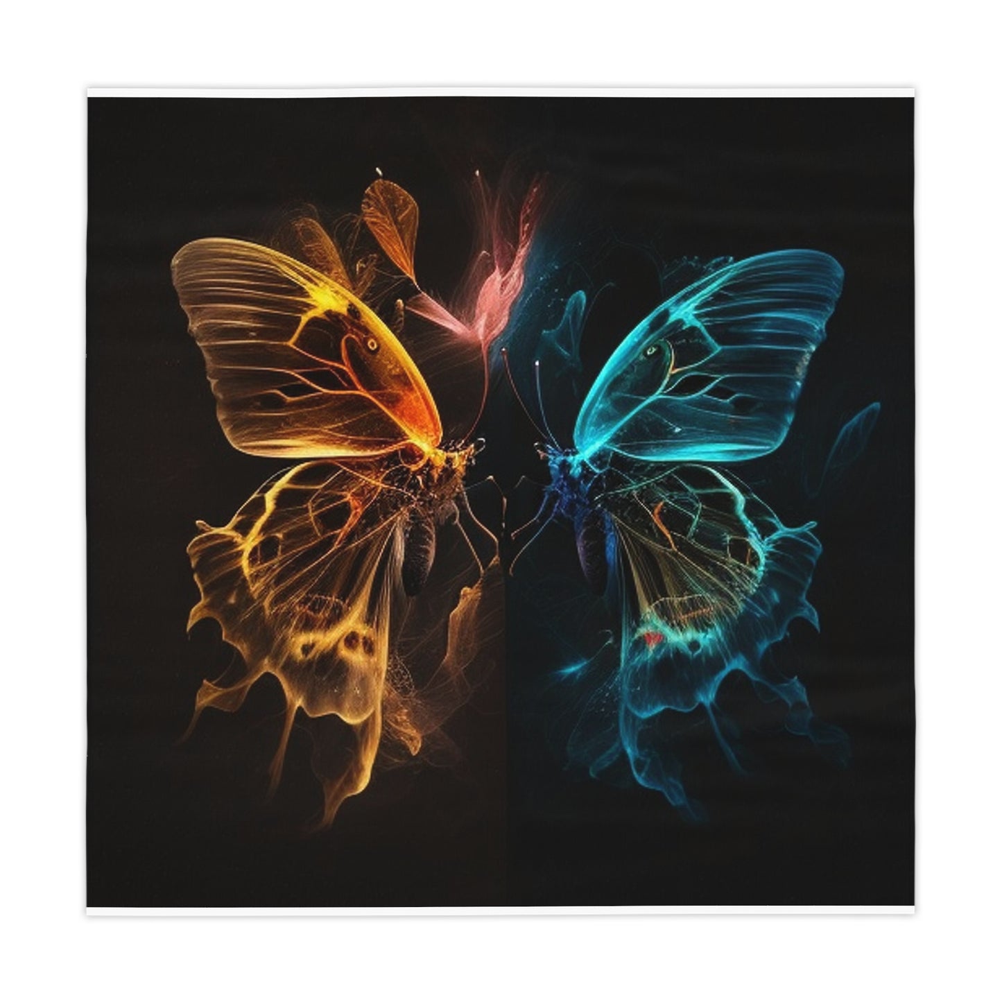 Tablecloth Kiss Neon Butterfly 4