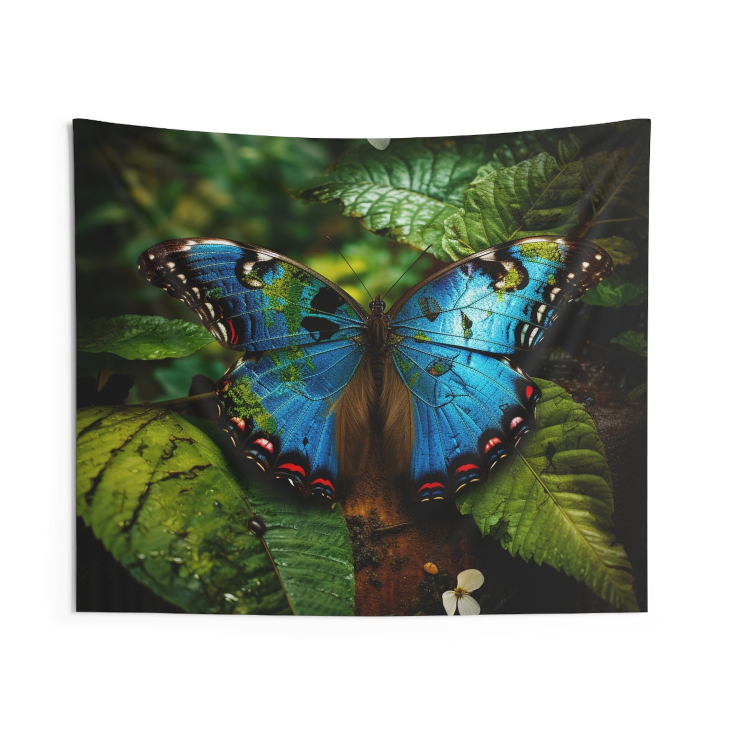 Indoor Wall Tapestries Jungle Butterfly 2