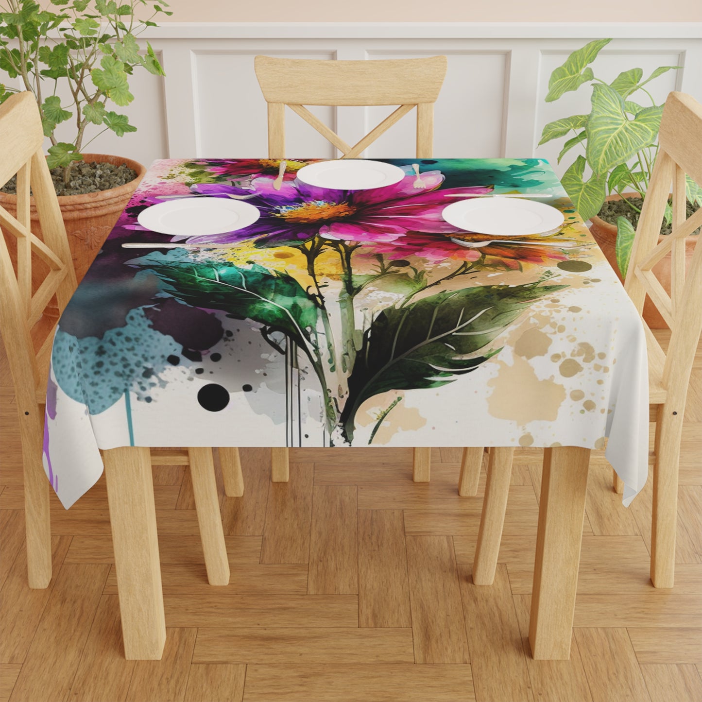 Tablecloth Bright Spring Flowers 1