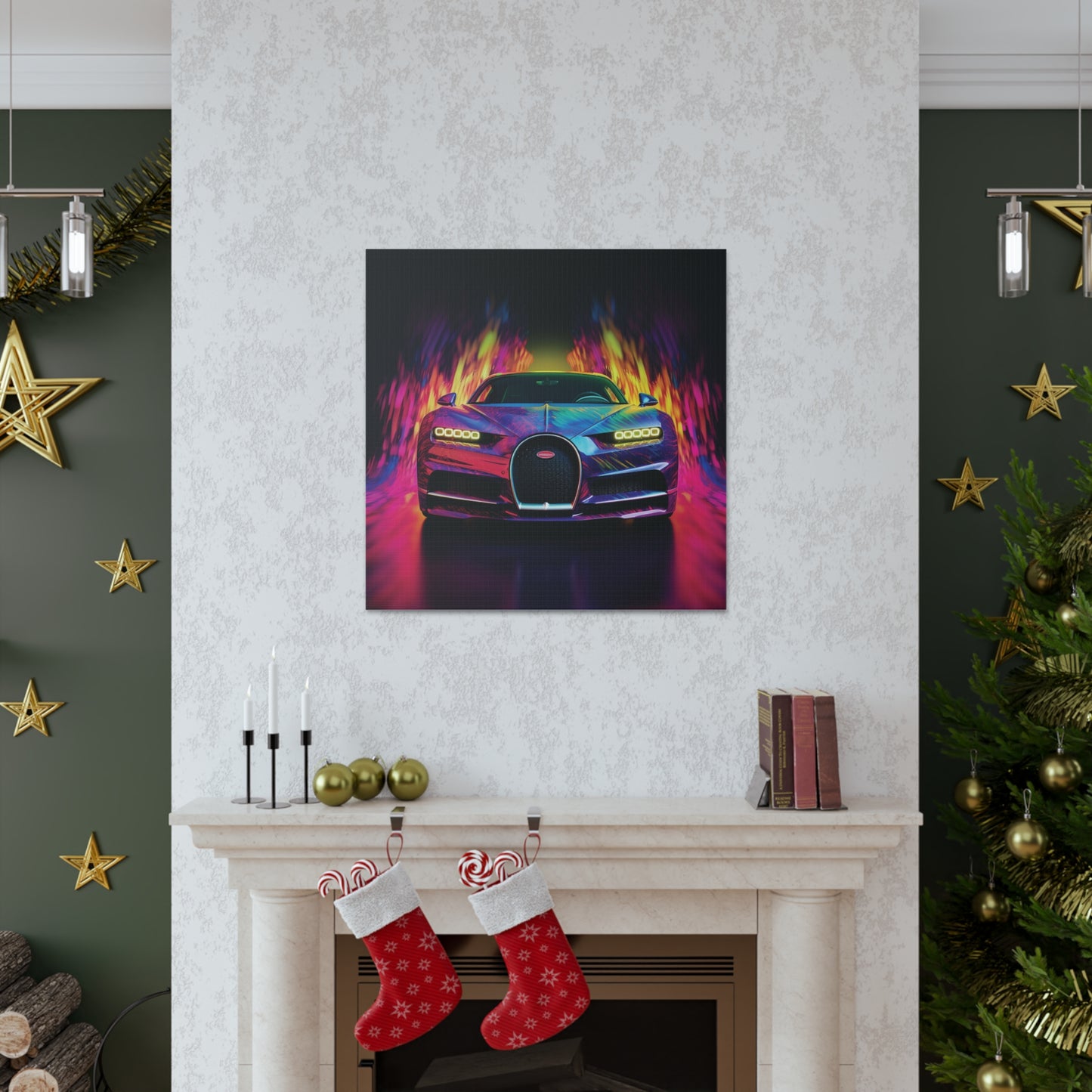 Canvas Gallery Wraps Florescent Bugatti Flair 3