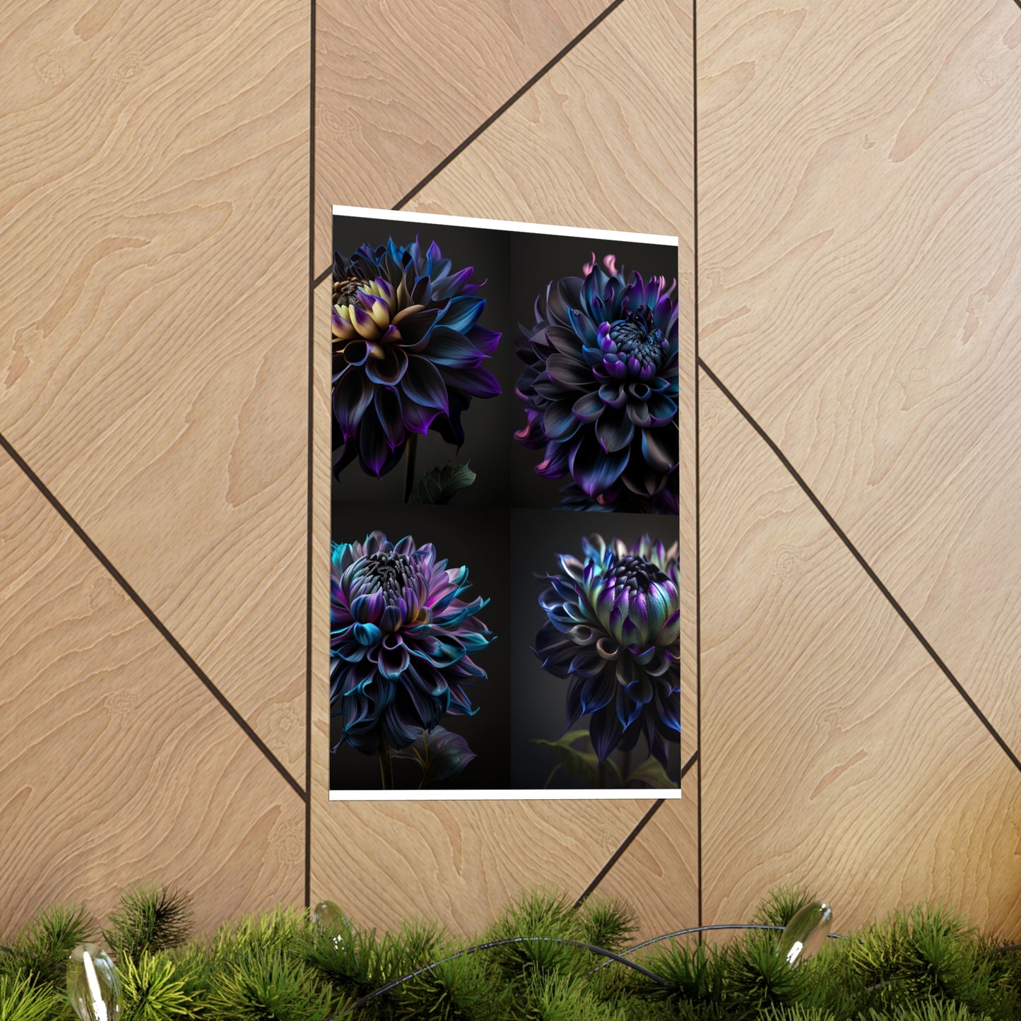 Premium Matte Vertical Posters Dahlia Purple 5