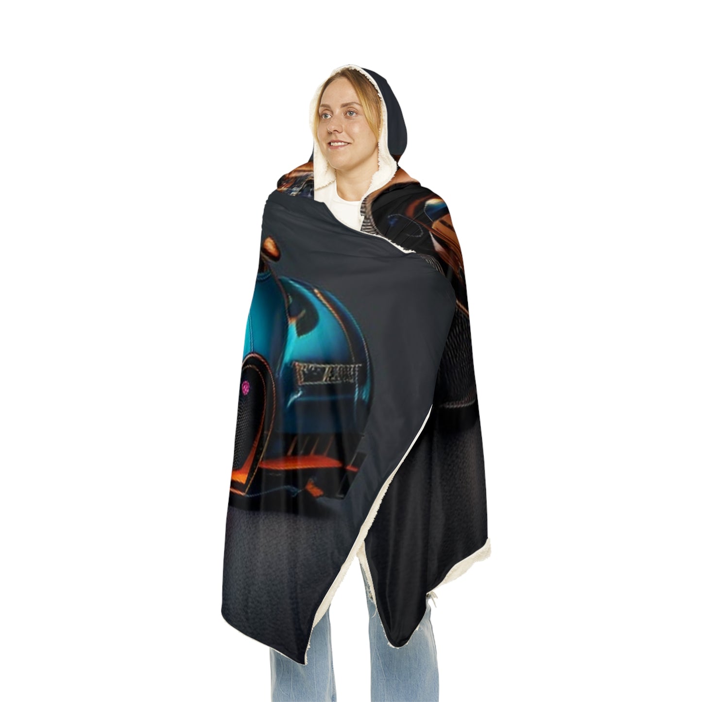 Snuggle Hooded Blanket Bugatti Blue 4