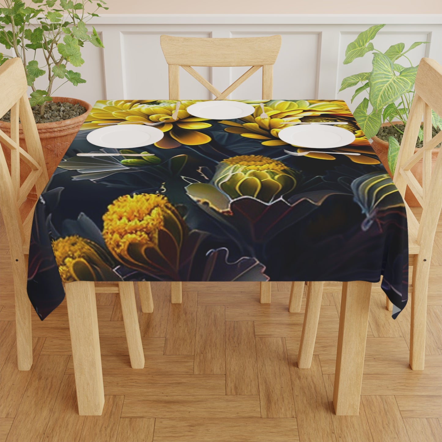 Tablecloth Yellow Hermosas Flores Amarillas 4