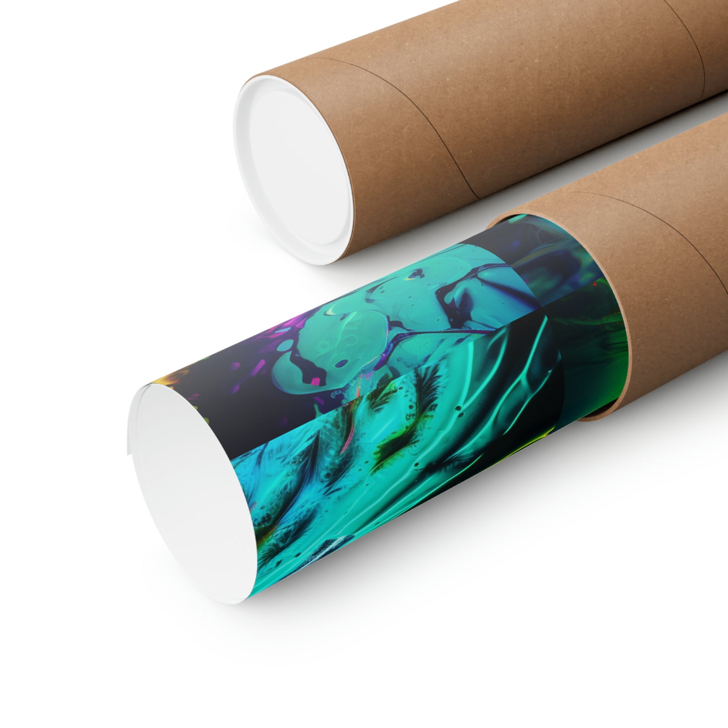 Premium Matte Vertical Posters Florescent Glow 5