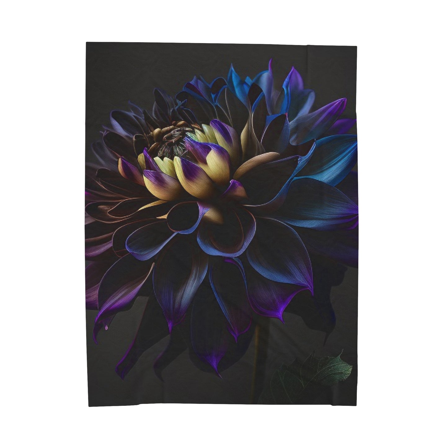 Velveteen Plush Blanket Dahlia Purple 1