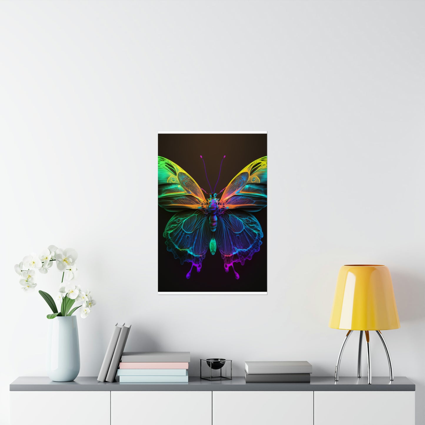 Premium Matte Vertical Posters Raw Hyper Color Butterfly 3