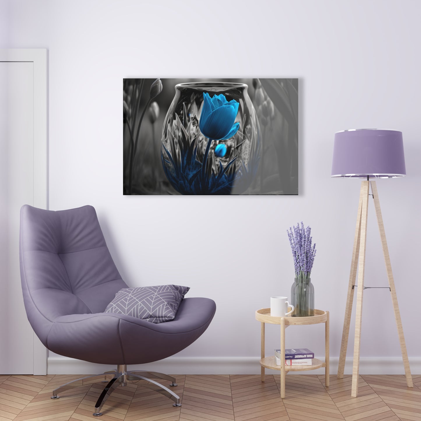 Acrylic Prints Tulip Blue 6