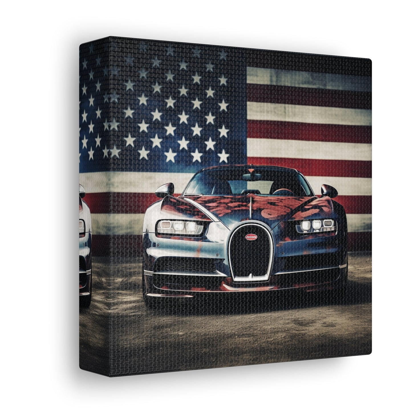 Canvas Gallery Wraps Bugatti Flag 3