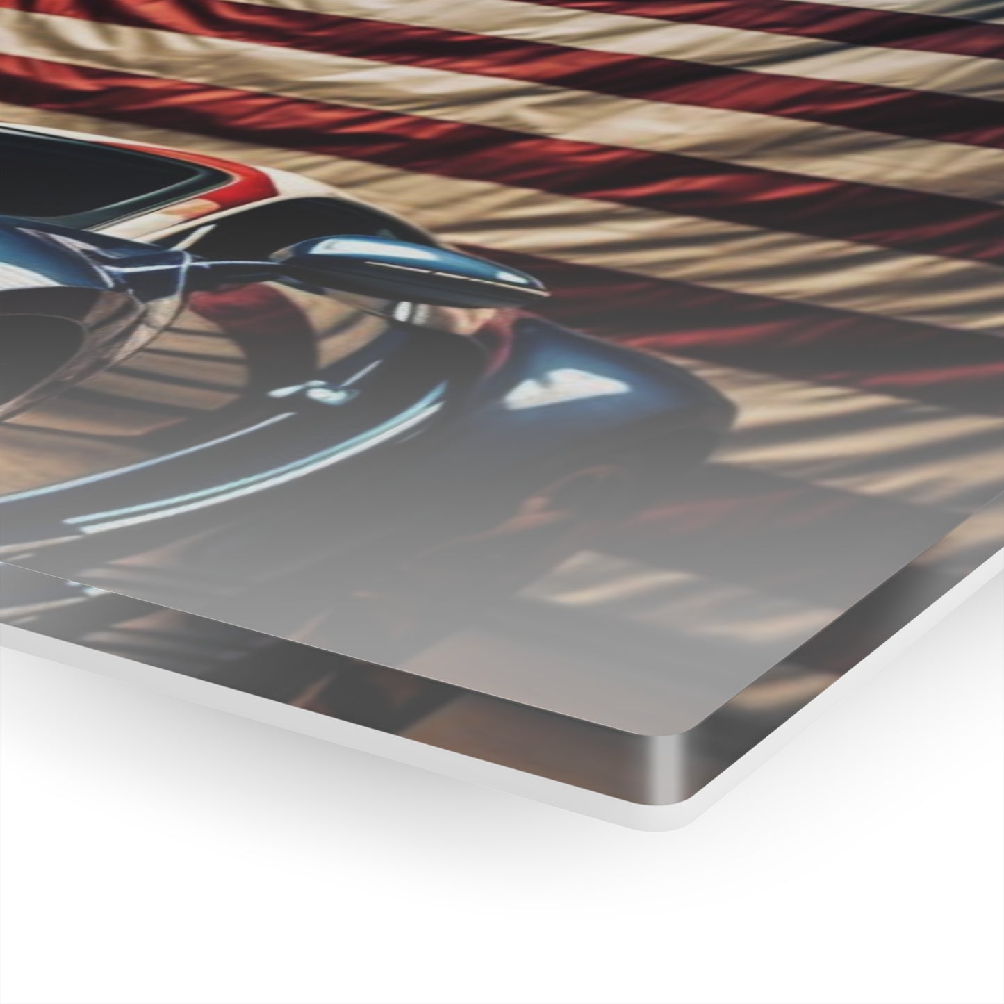 Acrylic Prints Bugatti Flag American 5