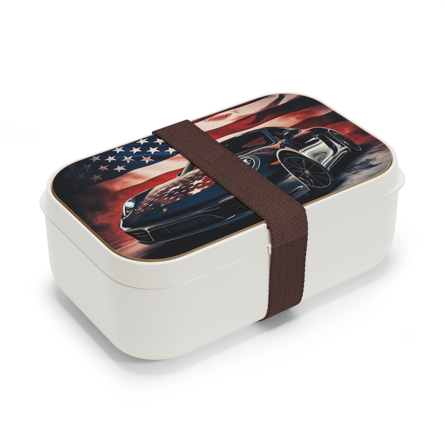 Bento Lunch Box Abstract American Flag Background Porsche 2