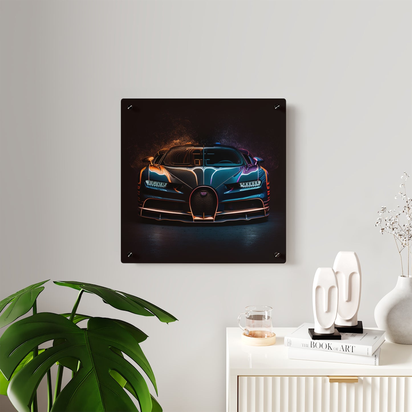 Acrylic Wall Art Panels Bugatti Chiron Super 3