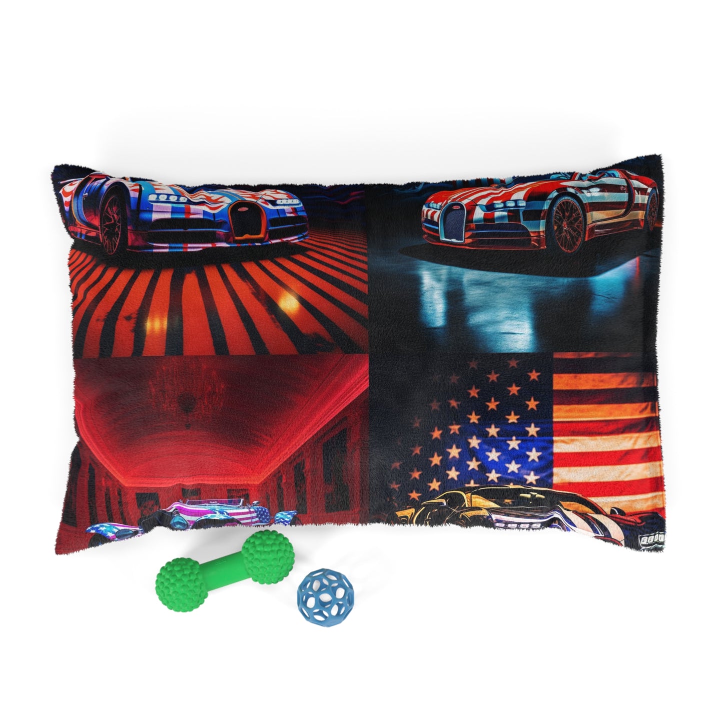 Pet Bed Macro Bugatti American Flag 5
