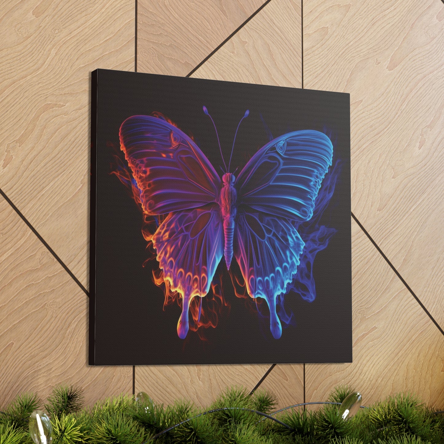 Canvas Gallery Wraps Thermal Butterfly 1