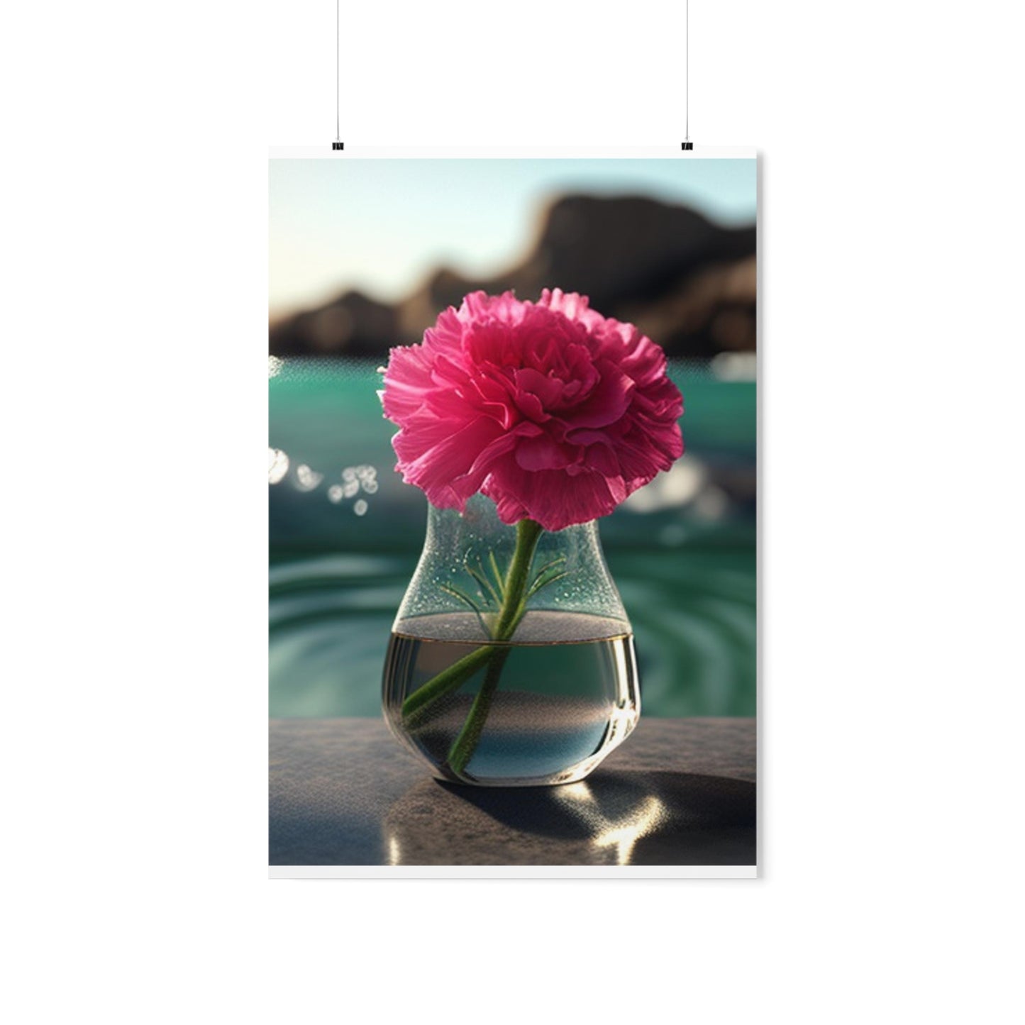 Premium Matte Vertical Posters Carnation 4