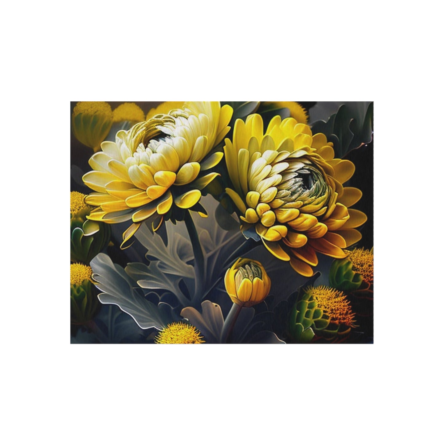 Outdoor Rug  Yellow Hermosas Flores Amarillas 2