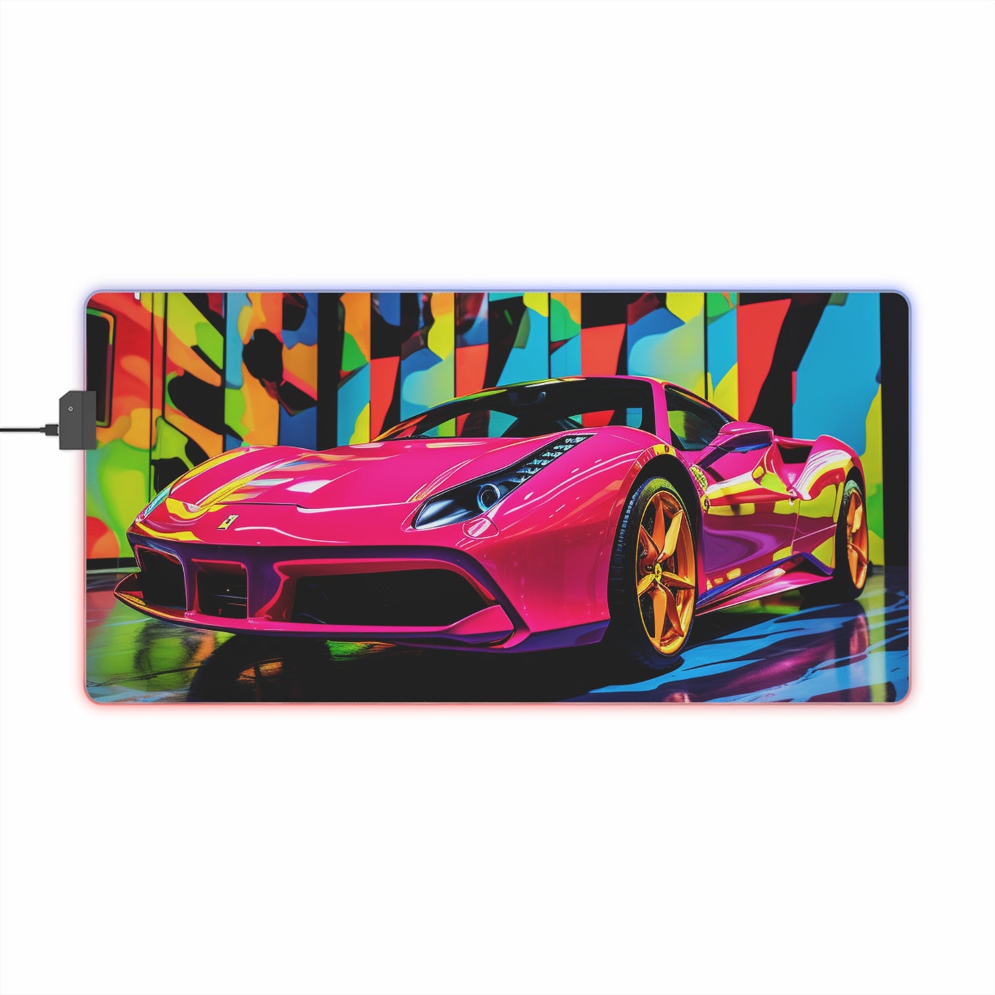 LED Gaming Mouse Pad Ferrari Flair Macro 1