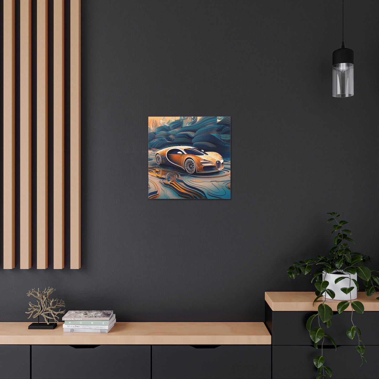 Canvas Gallery Wraps Bugatti Abstract Flair 1