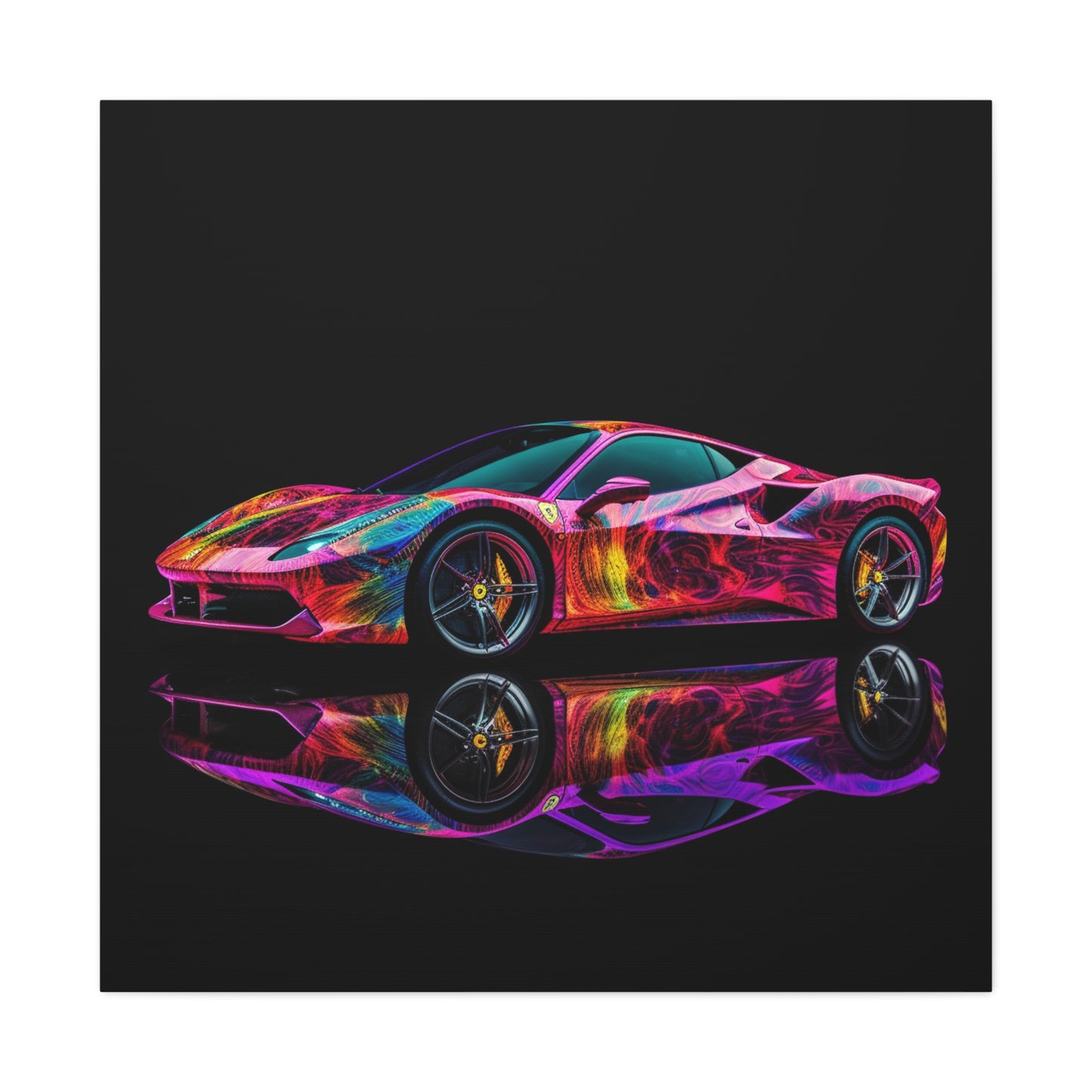 Canvas Gallery Wraps Ferrari Color 4