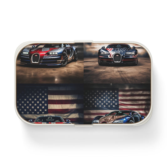 Bento Lunch Box Bugatti American Flag 5
