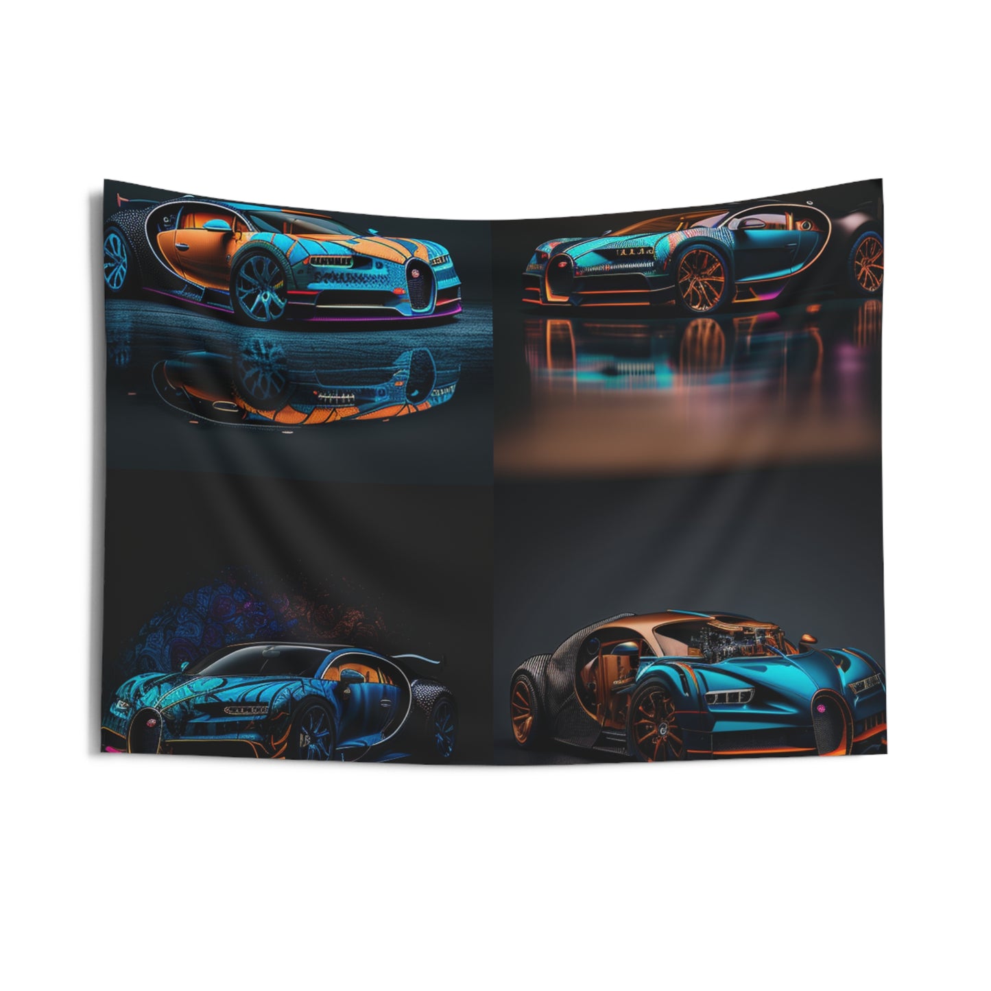 Indoor Wall Tapestries Bugatti Blue 5