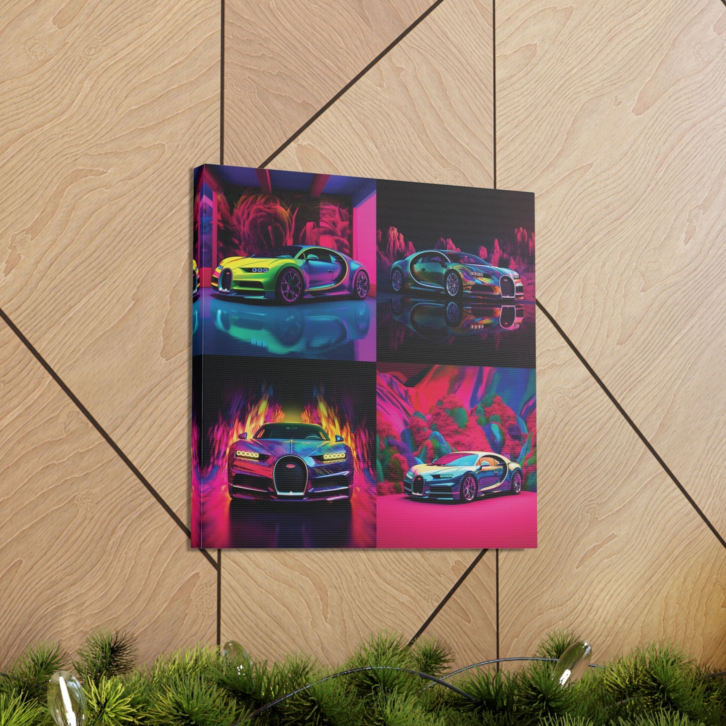 Canvas Gallery Wraps Florescent Bugatti Flair 5