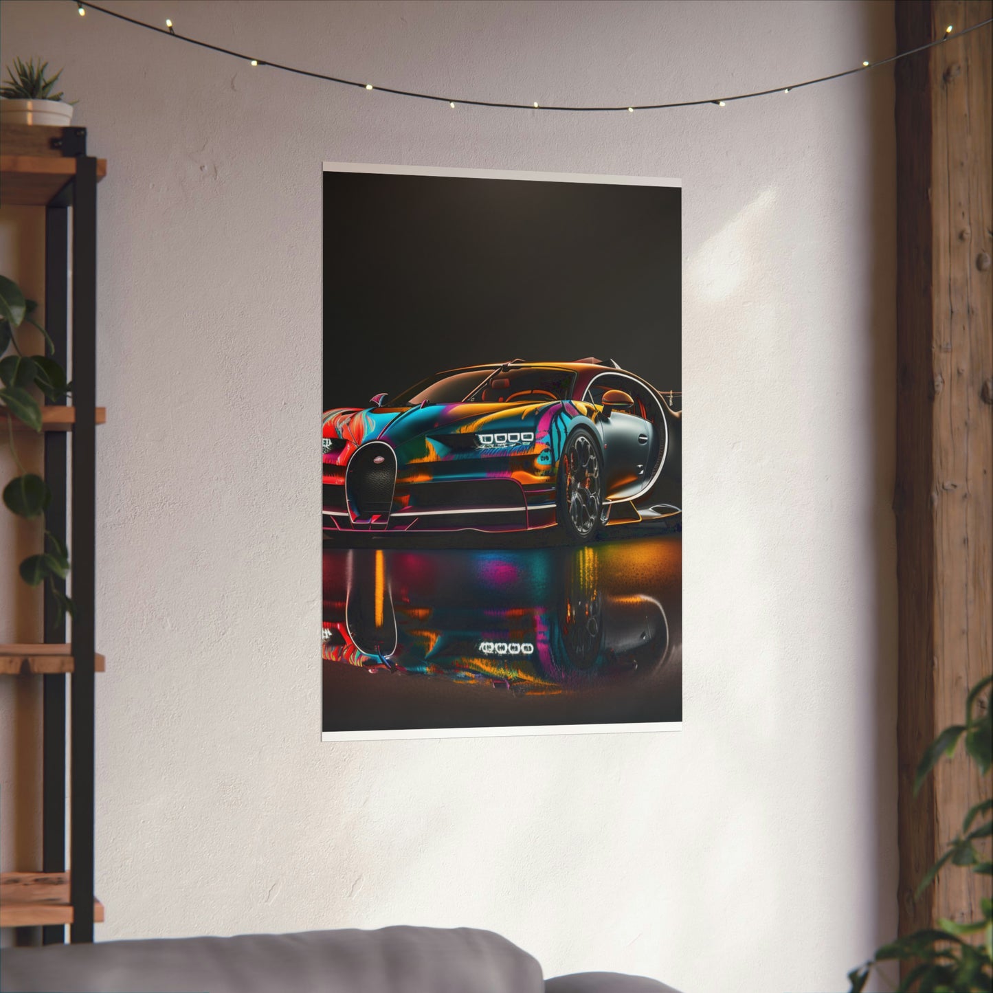 Premium Matte Vertical Posters Bugatti Chiron Super 2