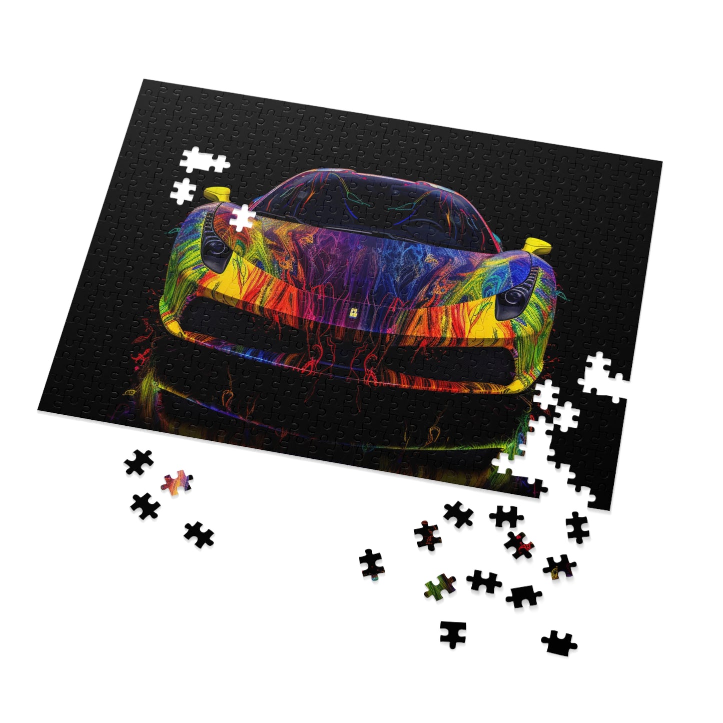 Jigsaw Puzzle (30, 110, 252, 500,1000-Piece) Ferrari Color 2