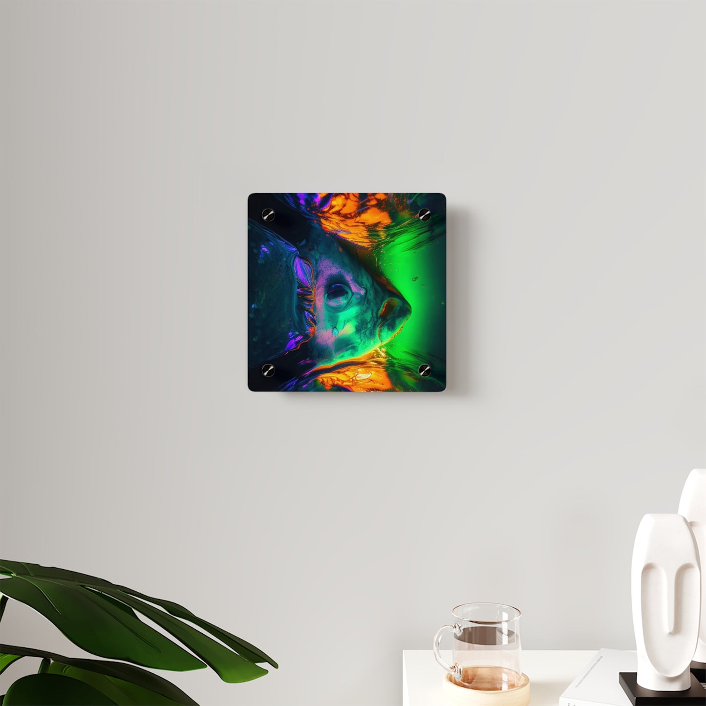 Acrylic Wall Art Panels Florescent Glow 1