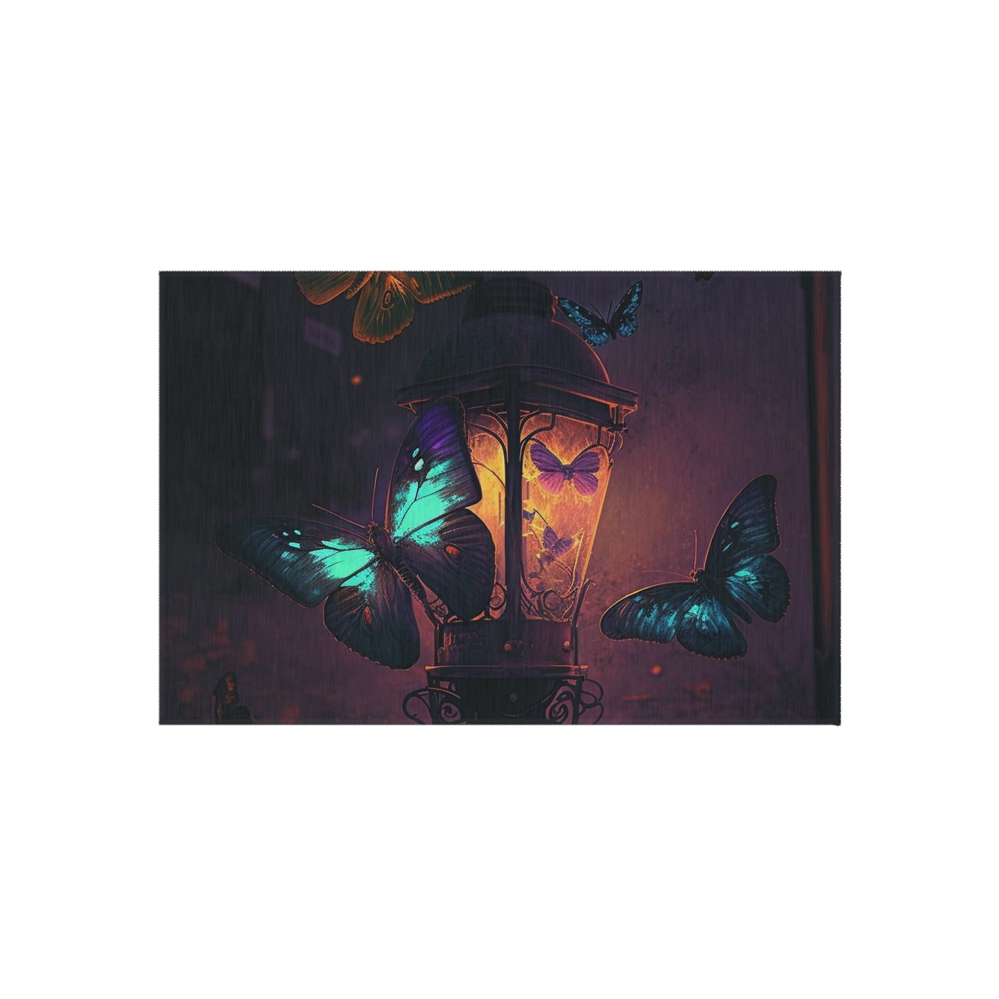 Outdoor Rug  Street Light Butterfly 4