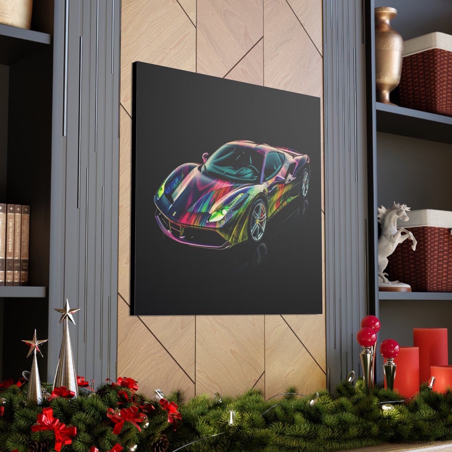 Canvas Gallery Wraps Ferrari Color 3