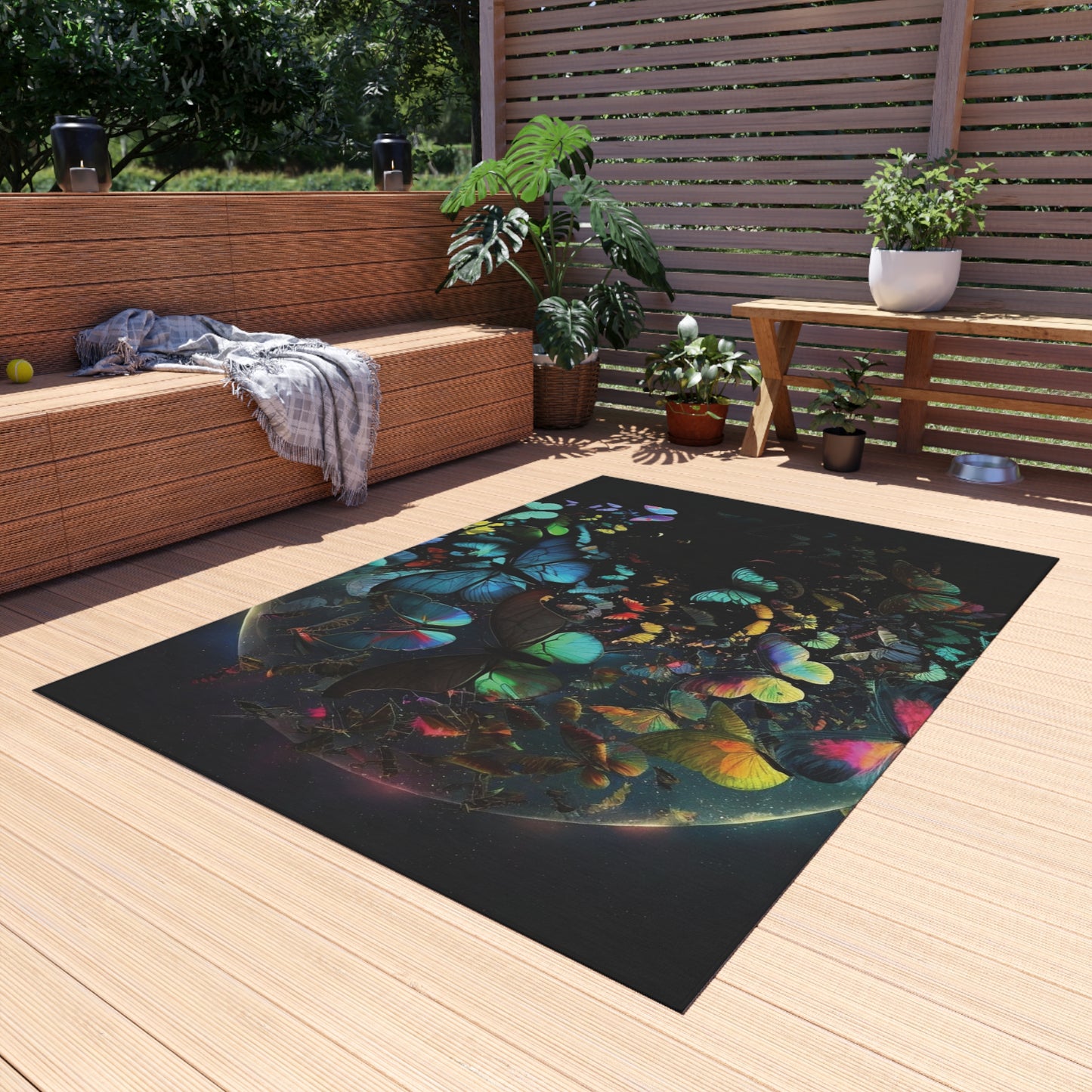 Outdoor Rug  Moon Butterfly 4