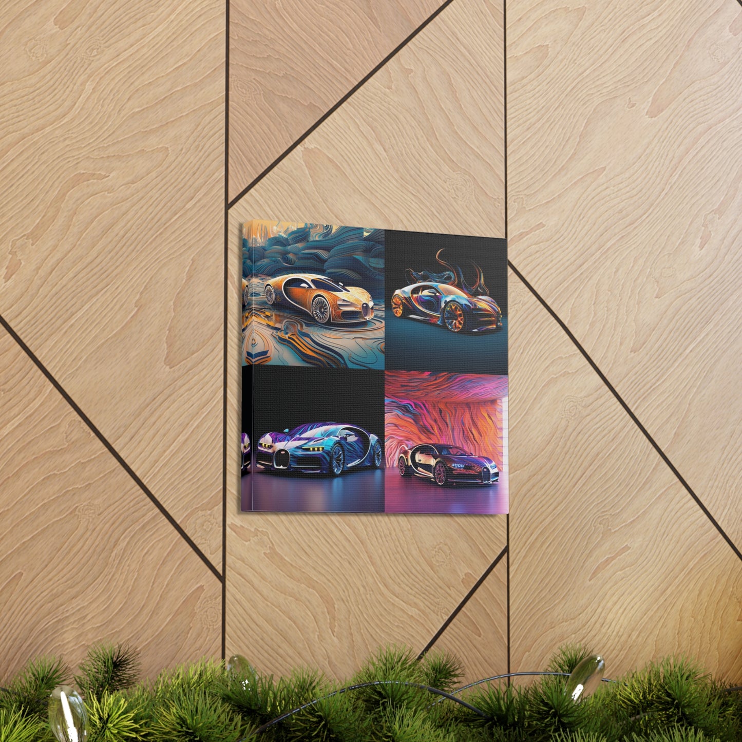Canvas Gallery Wraps Bugatti Abstract Flair 5