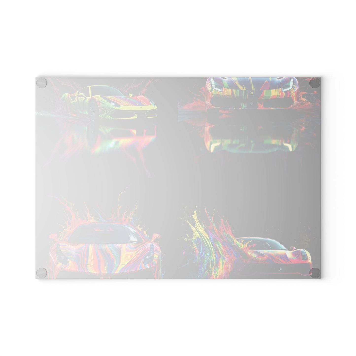 Glass Cutting Board Ferrari Fusion Water 5