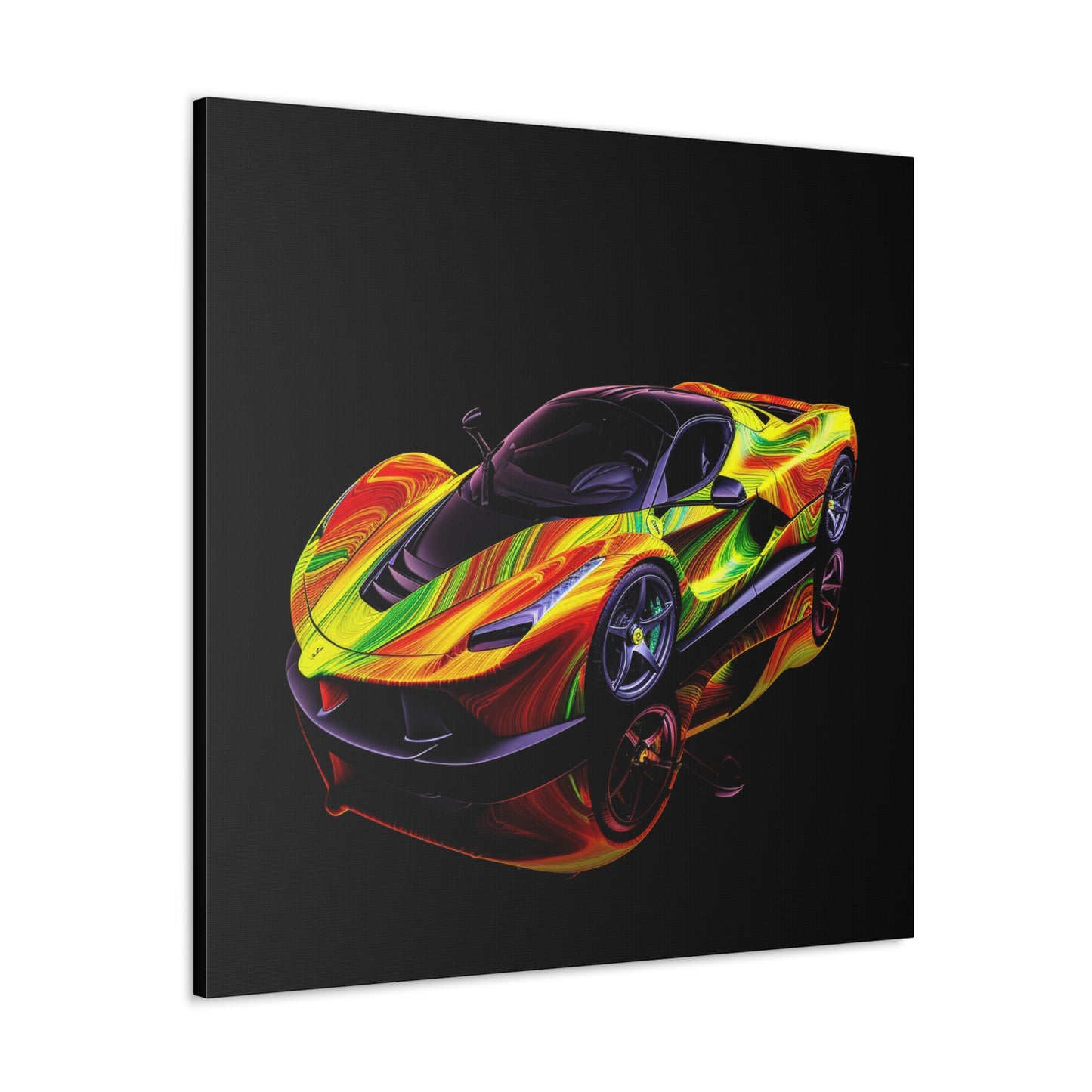 Canvas Gallery Wraps Ferrari Neon 4