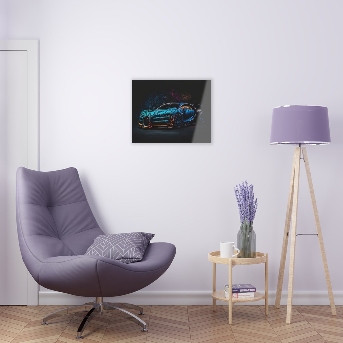 Acrylic Prints Bugatti Blue 3