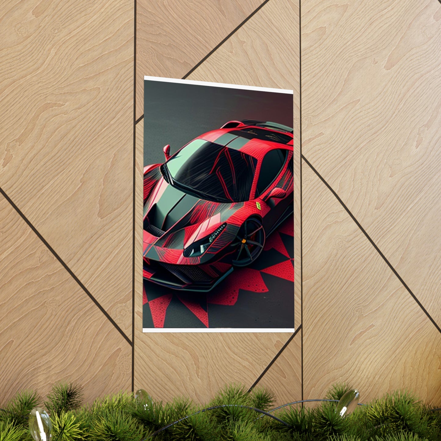 Premium Matte Vertical Posters Ferrari Hyper 2