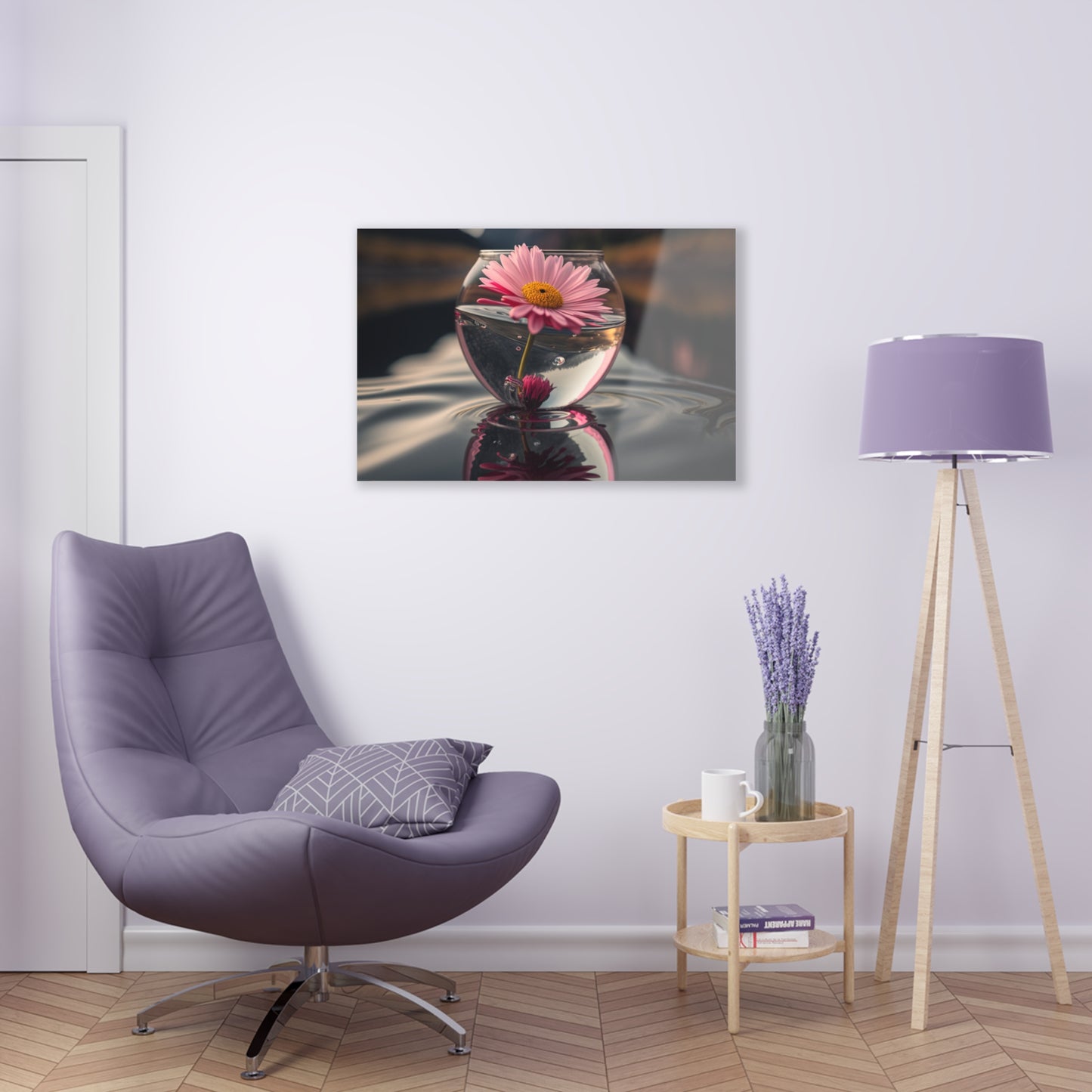 Acrylic Prints Daisy in a vase 2